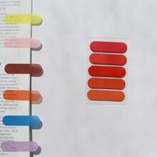 100张透明便签自粘书签注释阅读书透明标签卡哇伊可爱文具 - 彩色 - 查看 11