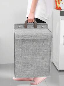 1 件防水悬挂脏衣篮和 1 件黑色洗衣篮 裙子裤子鞋子牛仔裤靴子裙子洗衣篮，洗衣篮浴室收纳篮，篮子，储物篮，可折叠洗衣篮