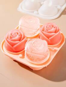 Rose Ice Cube Silicone Mold For DIY Creative Ice Cream, 1pc - Multicolor - View 7