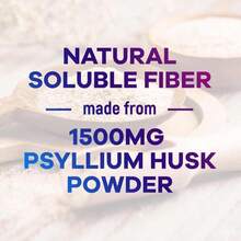 Psyllium Husk Fiber Supplement 1500mg - Vegan Prebiotic, Soluble Fiber For Daily Digestive Health &Amp; Regularity Support, Natural Psyllium Powder Caps, Sugar-Free, Non-GMO &Amp; Gluten-Free - 60 Capsules - Flavor NameB - 查看 3