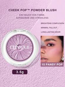 CLINIQUE Cheek Pop™ Powder Blush - NET WT.12 OZ./3.5G - #15 PANSY POP - View 1