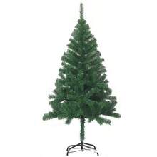 Décoration de Noël verte multi-tailles, simulation de sapin de Noël, décoration de vacances, atmosphère de maison, peut être utilisé à l'intérieur et à l'extérieur - Vert - Voir 4