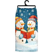 1 set/2 buc/100 buc lavete de vase cu model de om de zăpadă pentru citit de Crăciun, potrivite pentru sufragerii, bucătării, băi, decorațiuni zilnice, decorațiuni zilnice pentru petreceri în familie, decorațiuni interioare și articole de uz casnic viu colorate. Poate fi oferit cadou.