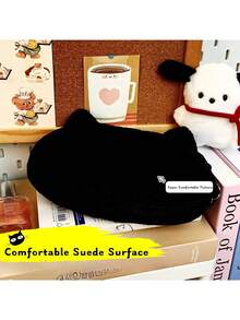 1 件可爱黑猫铅笔盒 - 毛绒笔袋可爱猫咪文具收纳袋，大容量，柔软耐用的铅笔盒，适合返校使用 - 彩色 - 查看 11