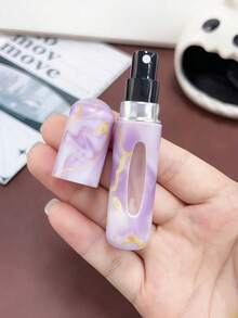 1 Pack Of 5ml Marble Perfume Spray Bottle Small And Easy To Carry, Reusable Filling Dispenser For Both Men And Women, Essential For Travel/Daily Fragrance Repair! - 彩色 - 查看 5
