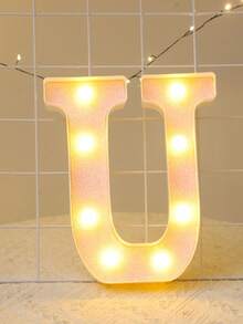 粉色LED字母数字灯,闪亮字母数字发光标志,字母A-Z,数字0-9,仙女灯,爱心,电池供电灯,最佳礼物,适合圣诞节装饰、房间装饰、卧室装饰、生日装饰、派对装饰、婚礼装饰、情人节装饰、墙面装饰和周年纪念派对,发光气球架数码相框。 - 粉色 - 查看 64