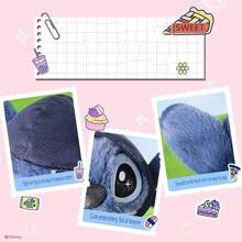 36厘米/14.71英寸迪士尼史迪奇连帽衫毛绒玩具卡通动漫人物填充玩偶家居房间装饰配件节日生日礼物 - 藏蓝色 - 查看 6