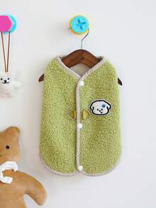 秋冬新款宠物服装批发，泰迪/贵宾犬羊毛背心