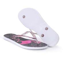 Women's Customized Flip-Flop Sandal With Original Print - Flamingo - View 4