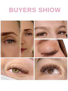 Curl C 500 Fans Dark Brown Fan Lashes Eyelash Extensions 4D 5D 6D 8D 10D 12D 16D 20D Pointy Base Premade Medium Stem Sharp Thin Russian VolumeLash Brown Lashes - C - View 5