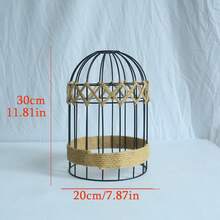 1 件，波西米亚手工编织桶形藤条灯罩，藤条钟形灯罩，适用于台灯吊灯灯具，易于安装 - 多色 - 查看 16