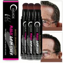 EELHOE Disposable Plant Hair Styling Sticks Can Be Washed Gently And Reissued With Black Brown Hair Coloring And Covering Sticks - Black - View 5