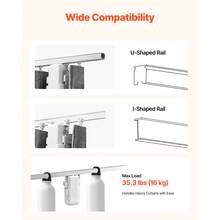 Automatic Curtain Opener, APP And Remote Control, Hub Included, Electric Smart Curtain Opener Compatible With Alexa And Goog Le Home, Timed Opening And Closing, For U-Shaped/I-Shaped Rails - U-shaped Rod + T-shaped Rod - View 3