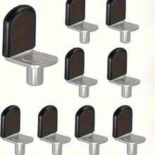 20 Pack Metallregalhalterungen, Lochstanzen Regalstützbolzen, Heimrenovierungs-Hardware, Regalvertiefungen und -stopper für Holzregale - Verschiedenfarbig - Übersicht 8