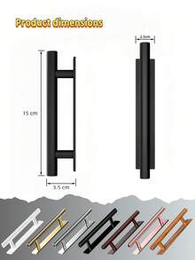 1pc Drill-Free Self-Adhesive Drawer Door Handle, Suitable For Furniture Cabinet Doors, Kitchen Cabinet Doors, And Drawers. It Can Be Used On Various Cabinets/Drawers/Lockers. - Multicolor - View 12