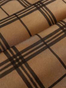 Áo sơ mi nam công sở kẻ sọc dài tay, cài nút đơn - màu nâu - Xem 6