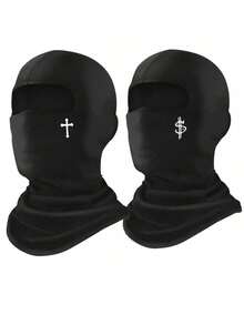 Musion 1/2/3 件滑雪面罩面罩拉法帽全脸面罩夏季面罩防紫外线拉法帽男女户外运动面罩 - 滑雪、单板滑雪、摩托车、防紫外线和防风 - 彩色 - 查看 14