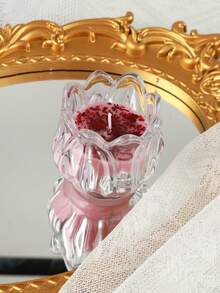 Halloween, Christmas, Exquisite Glass Tulip Scented Candles, Tulip Candle Glass, Suitable For Wedding Venues, Wedding Gifts, Halloween Holiday Venues, Restaurants, Living Rooms, Yoga Studios, Meditation, Birthday Candles, Mother's Day Gifts, Valentine's Day Gifts, Birthday Gifts, Adult Gifts, Wedding Candles, Home Decoration, Room Decoration, Fragrance Enhancement And Deodorization. Souvenir Gift