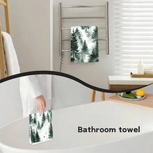 1 set/2 pièces/100 pièces Chiffons de lavage de vaisselle avec motif d'arbre de Noël vert, convient pour les salles à manger, les cuisines, les salles de bain, la décoration quotidienne, les fêtes familiales quotidiennes, la décoration de la maison et les articles ménagers de couleurs vives. Peut être offert en cadeau.