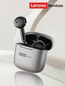 Lenovo LE201 Minimalist Bluetooth Earphones, Half In-Ear HIFI High-Quality Low-Latency Music & Gaming ENC Call Noise Cancellation Long Battery Life Comfortable Wear For Sports & Running, Wireless Earbuds Compatible With Smartphones & Computers - 彩色 - 查看 13