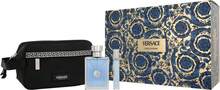 Versace Pour Homme 3 件套礼品套装（100ml EDT 喷雾 + 10ml EDT 喷雾 + 化妆包）男士香水香水旅行必备套装 3 件套三件套生日毕业派对旅行露营户外学校校园旅行节日万圣节夏季精选夏季必备品夏季经典礼物魅力氛围日常使用 - 多樣化香型 - 查看 1