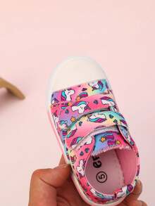 GENGASUN 1 szt. Dziewczęce buty codzienne z nadrukiem w kształcie kreskówki, modne buty codzienne na jesień