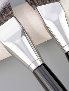 1 斜角/扁平斜角腮红刷，斜角设计贴合面部轮廓，轻盈自然，不留刷痕，打造透明底妆，快速上妆，均匀晕染，斜角设计，柔软纤维刷毛，美妆工具。 - 彩色 - 查看 6