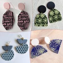 Stensil Sablon Tanah Liat Polimer dengan Pola Geometris/Kepingan Salju/Balon Udara Panas/Kucing Lucu, Cocok untuk Produksi Tanah Liat Polimer, Stensil Sablon Tanah Liat - MultiWarna - View 9