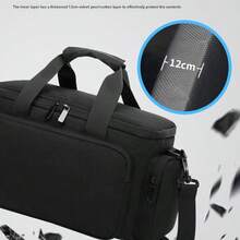Digital Camera Shoulder Travel Bag Large Case Waterproof For SLR DSLR Canon Gift - Black - View 6