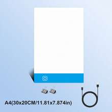 1 Piece Of Painting Sketch Reproduction Lamp Board, With 3 Brightness Adjustment Levels, Powered By USB, Portable Diamond Painting LED Lamp Pad, 5D Diamond Art Tracking Lamp Box Set, High Light Transmittance Acrylic Material, Back-To-School Season, Holiday Gift, Suitable For Diamond Painting, Sketch Painting, Oil Painting, Anime Design - Multicolor - View 13