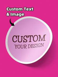 1-240张可定制标签 - 个性化文字和图片贴纸，包括定制感谢标签、封条、免熨烫彩色装饰贴纸，是送给男士、女士、家人、朋友、儿子、女儿、学生、周年纪念日、儿童节、学校、家庭的理想礼物，用途广泛，个性化，独一无二