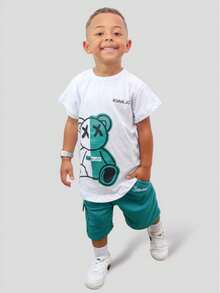 Young Boys Sets - Màu xanh chanh - Xem 14