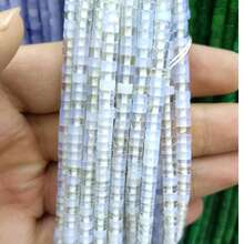 4x2mm Natural Gemstone Howlite Agate Quartz Jasper Cylinder Tube Beads Handmade DIY Women Bracelet Necklace Loose Spacer Beads For Jewelry Making DIY Accessories - Multicolor - View 28