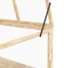 Outsunny 2In1 Wooden House Planter Box Natural - Natural Wood1 - View 7