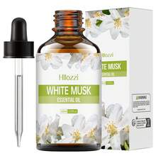 Hllozzi 30/60ml/100ml White Musk Essential Oil, Aromatherapy Bath Relaxation Oil, DIY Fragrance, Soap And Candle Making, Compatible With Diffuser, Portable Design, Suitable For Home, Office, Outdoor, Car And Other Occasions, Ideal Holiday Gift - White Musk - View 12