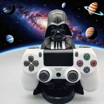  1 autentisk Star Wars-serie Black Sith-karaktär på skrivbordet, stativ och handtag, ABS-material, unik design, samlarobjekt, lämplig för kontors- eller sovrumsdekoration | Perfekt julklapp, julklapp, Thanksgiving-toppval