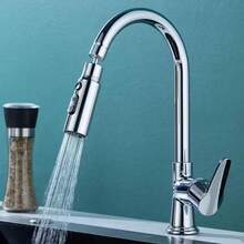 1pc 720° Swivel Kitchen Faucet Extender, Splash-Proof Faucet Sprayer Head, Water-Saving Sink Faucet Aerator