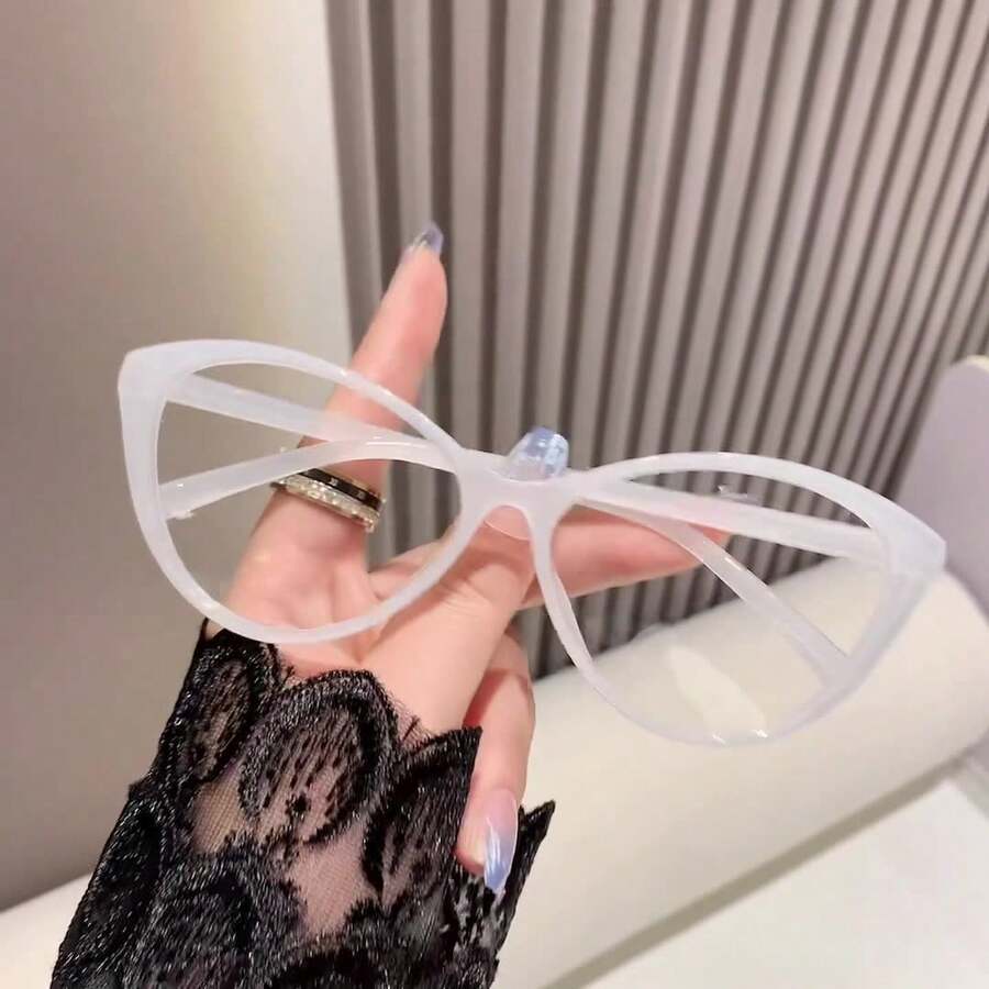 1副男女通用休闲PC（聚碳酸酯）眼镜框，时尚四季皆宜 - 彩色 - 查看 1