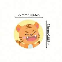 120pcs Mini Round Waterproof Bandages - Cartoon Patterns, Breathable, Skin-Friendly, Easy To Apply And Remove, Random Pattern Designs, Suitable For First Aid Kits - Multicolor - View 7