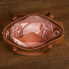 Women's Crossbody Shoulder Bag Large Shopper Bag College Work And Everyday - 駝色 - 查看 3