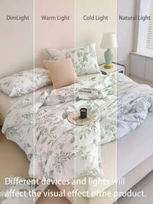 柔软爱心图案被套套装 - 最佳两件套/三件套床上用品套装 - 包括 1 个床被套和 1/2 个枕套 - 价格实惠，品质优良，适用于单人床、双人床、加大双人床、标准双人床，闪亮金色金属质感被套床单套装 - 綠色 - 查看 8