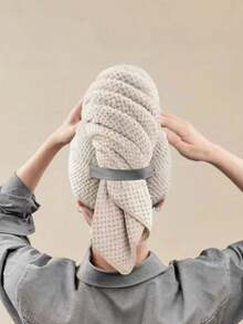 1pc Extra Large Absorbent Towel, Super Soft Microfiber Hair Towel Wrap, Super Absorbent Hair Drying Cap, Suitable For Women Hair Care And Wet Hair Turban