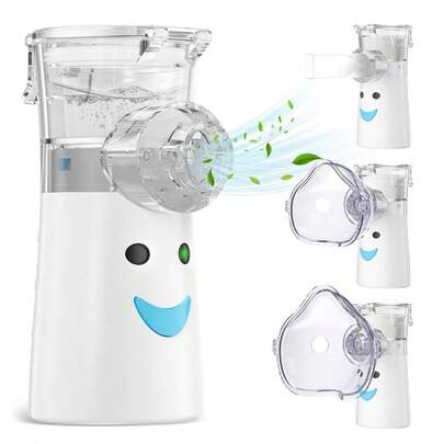 Portable Nebuliser Machine – 2 Supply Options Handheld Nebulizer | For Adults & Teenagers, Home Use