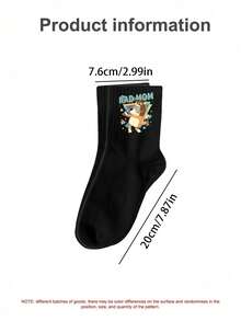 Bluey زوج من الجوارب الكرتونية الجميلة لمنتصف الساق بطبعة كلب بلوي وبينجو من أنمي بلوي، هدايا عيد