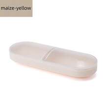 1 件旅行棉签盒、塑料容器分配器、便携式棉签和化妆垫收纳盒、发带容器、小型便携式棉签和珠子收纳盒（带盖）