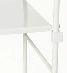 KingnetStore – Bathroom Shelf Above The Toilet | Toilet Furniture And Washing Machine Shelf | Storage With 3 Waterproof Shelves With Hooks And Towel Bar | Space-Saving Organizer For The Bathroom | White - 白色 - 查看 4