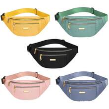 Women Fashion Waist Bag Casual Commute Sport Portable Shoulder Crossbody Bag With Multiple Pockets, Phone Pouch - Nhiều màu - Xem 11