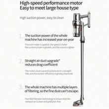 SOKANY Handheld Vacuum Cleaner, Detachable & Convertible Design, Suitable For Home, Office, Car And Various Cleaning Needs Such As Garbage, Dust, Paper Shreds, Cigarette Butts, Etc. - EU C Type Plug(220-240V) - View 7