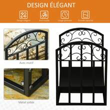 Firewood Racks - Zwart - Bekijken 3