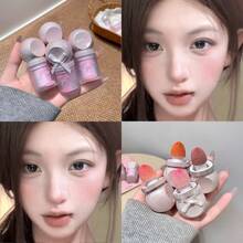 SHAQINUO Rubor líquido ligero, hidratante y de textura fina, de larga duración, fácil de aplicar, con un color vibrante, acabado uniforme y transparente, crea un aspecto radiante y saludable